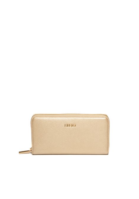 gold zip around wallet LIU JO | AA5155E00058ZIPAROUND-00529